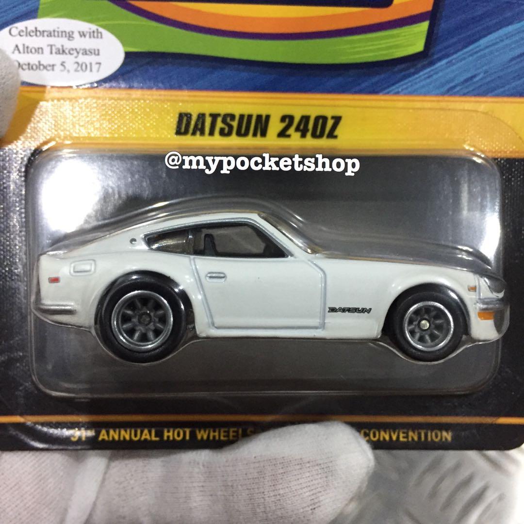 Hot Wheels DATSUN 240Z - White w/ Very Limited Dinner Sticker and