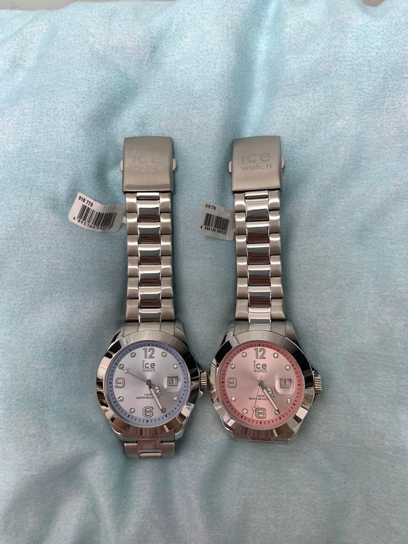 Ice watch steel classic Light blue pink