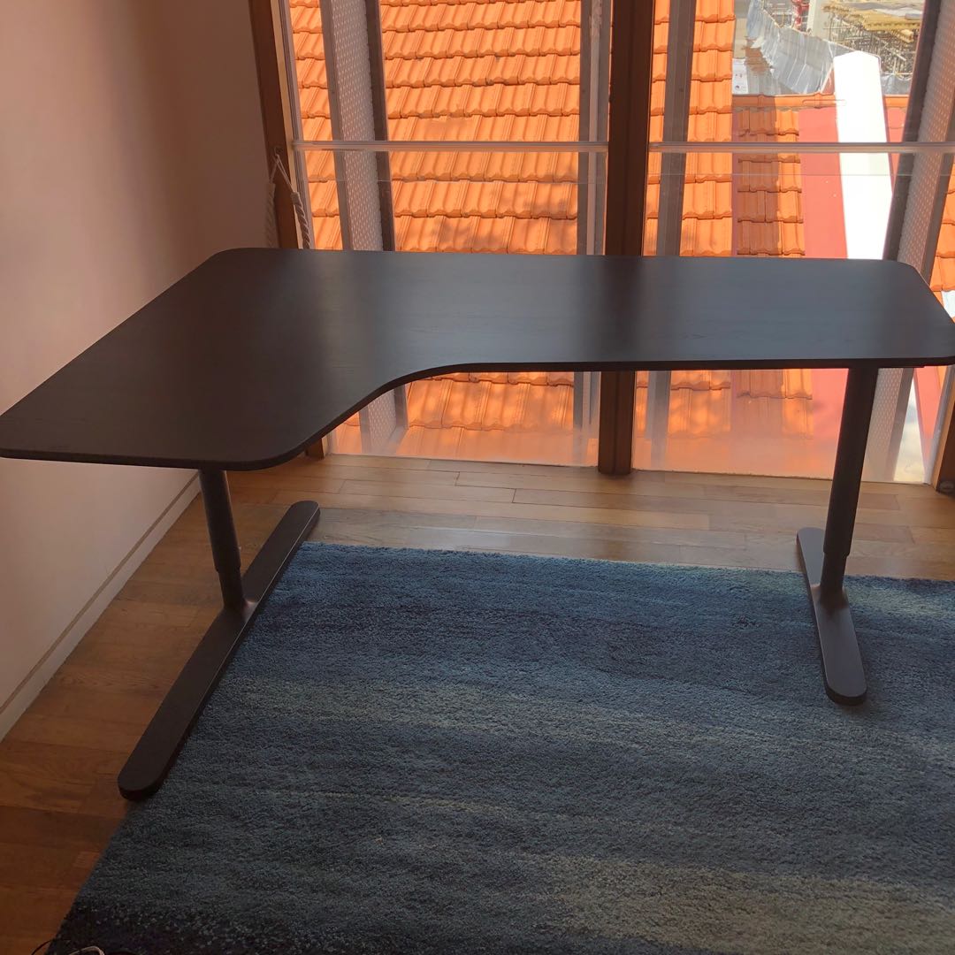 IKEA Bekant LShaped Desk, Furniture & Home Living, Furniture, Tables