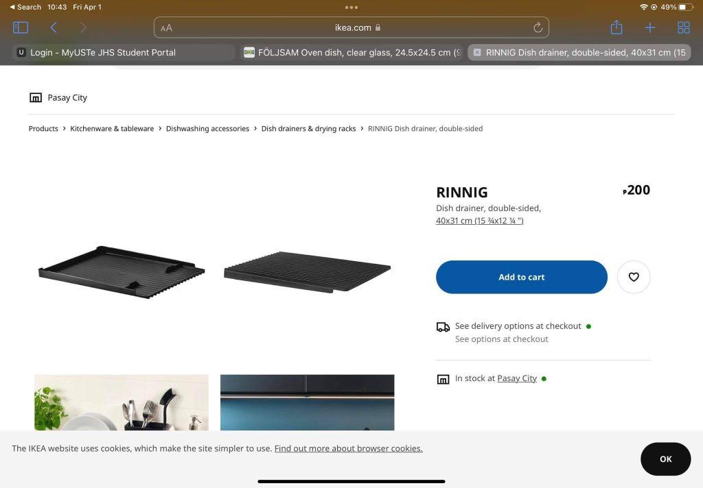 RINNIG Plate holder - IKEA