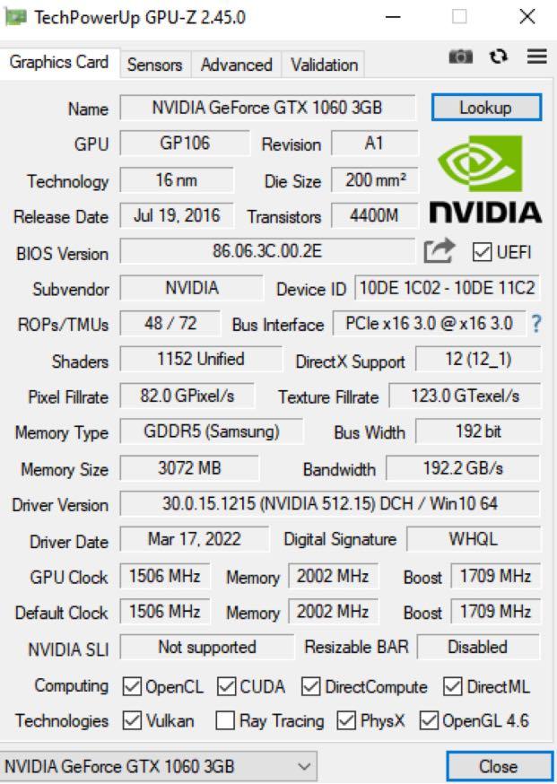 Inno3d sales 1060 3gb