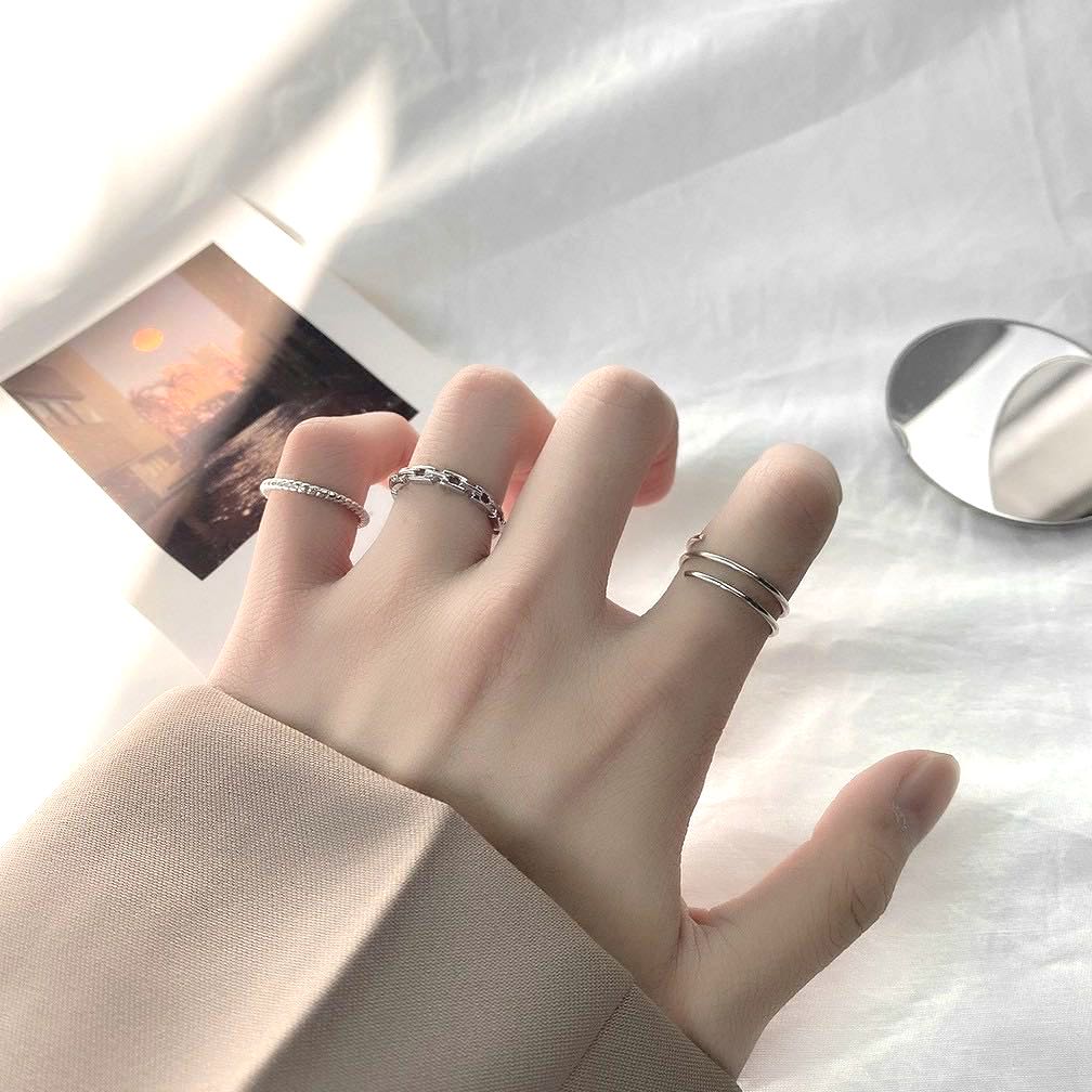 Korean silver rings store