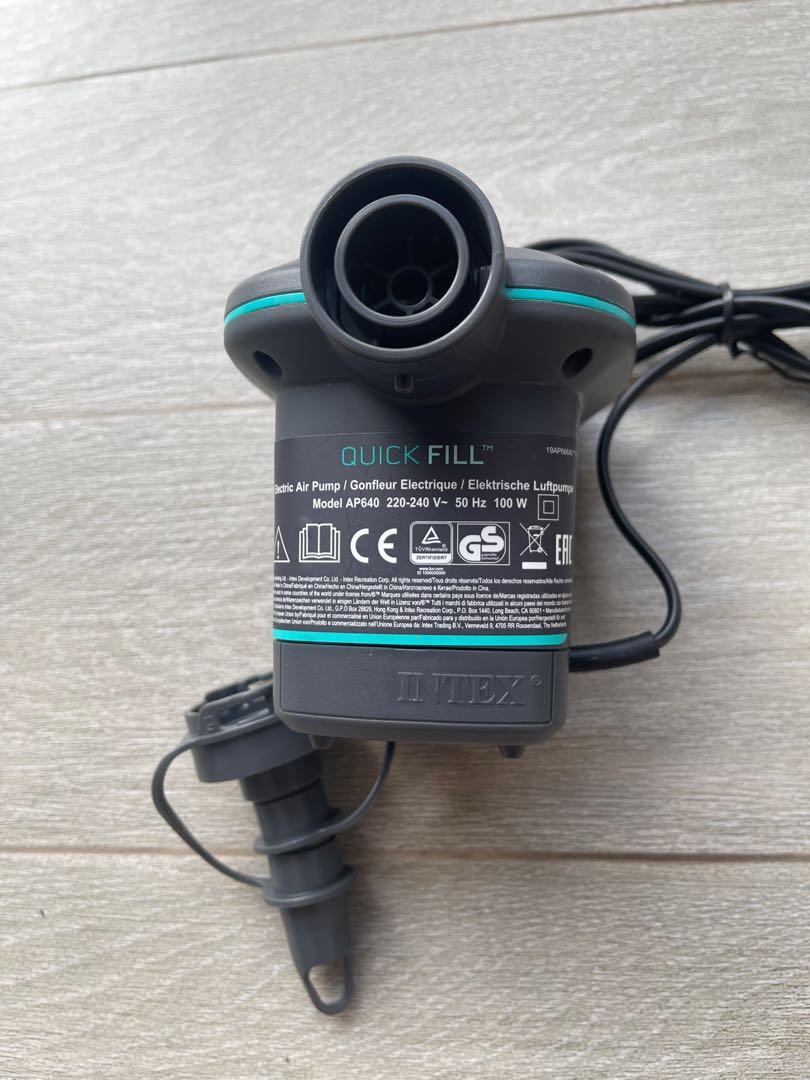 Intex electric air pump, Furniture & Home Living, Home Improvement