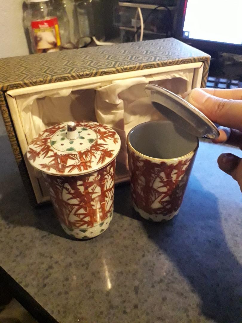 Japan Canister Set, Furniture & Home Living, Home Decor, Vases & Decorative Bowls on Carousell