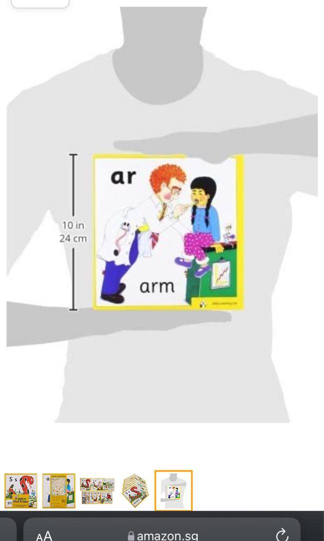 Jolly Phonics Wall Frieze: In Print Letters, Hobbies &amp; Toys, Stationery ...