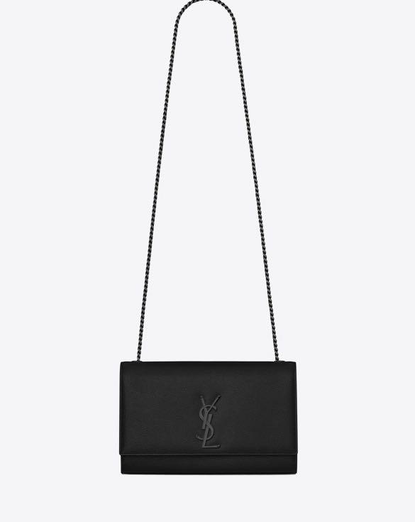 Kate box bag in grain de poudre embossed leather clearance
