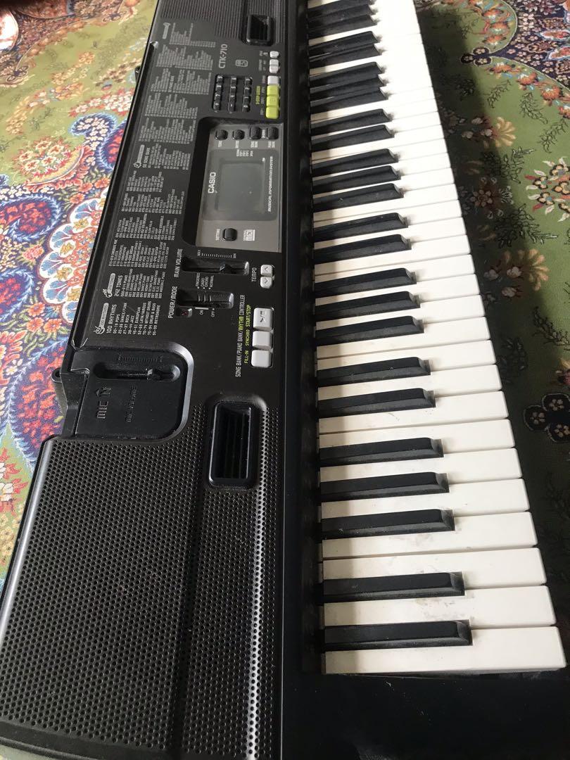 Keyboard Casio CTK710 61 Key, Hobbies & Toys, Music & Media, Musical