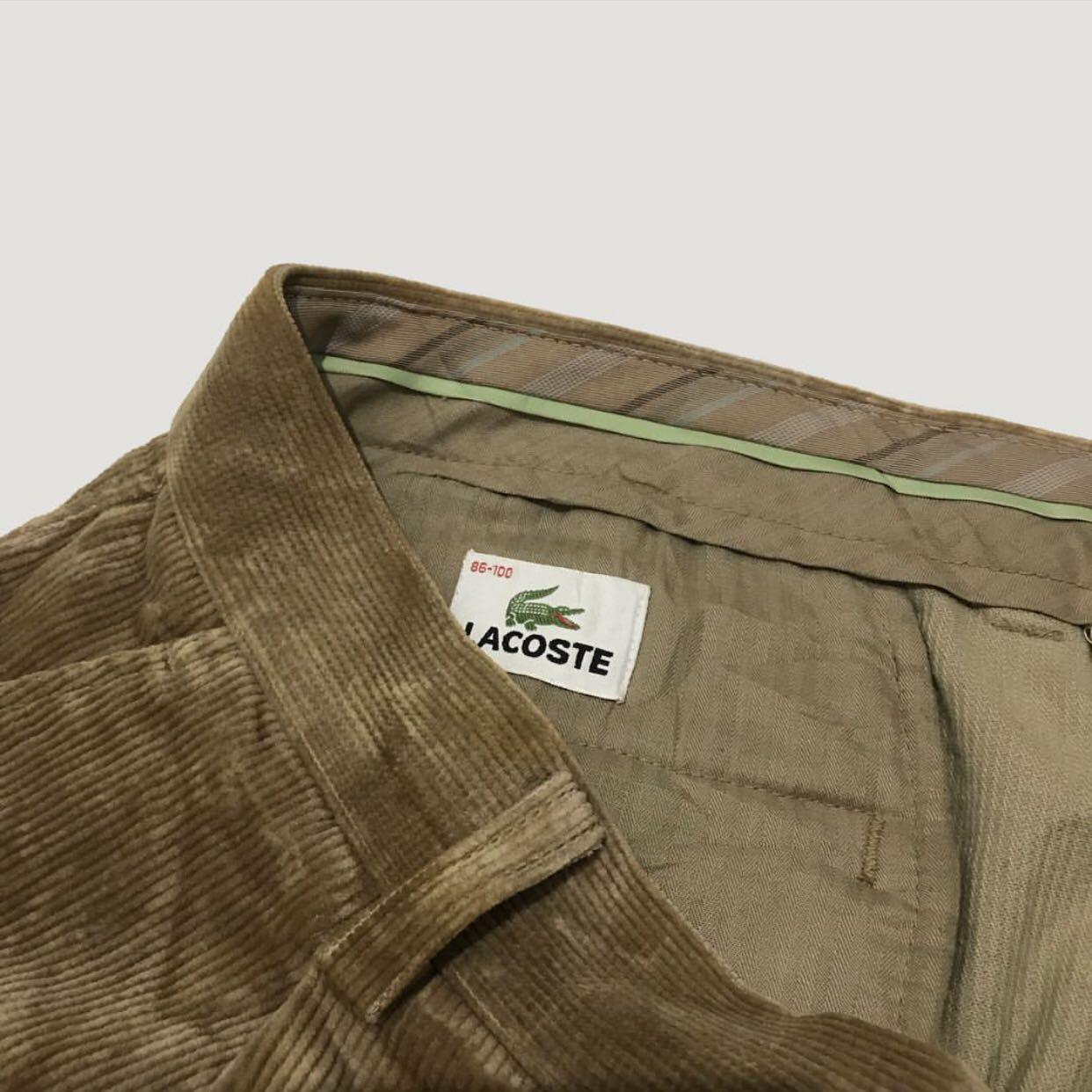 Corduroy lacoste clearance