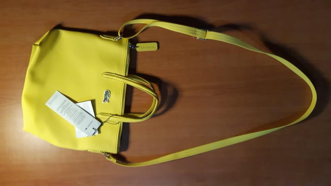 Lacoste sales yellow bag