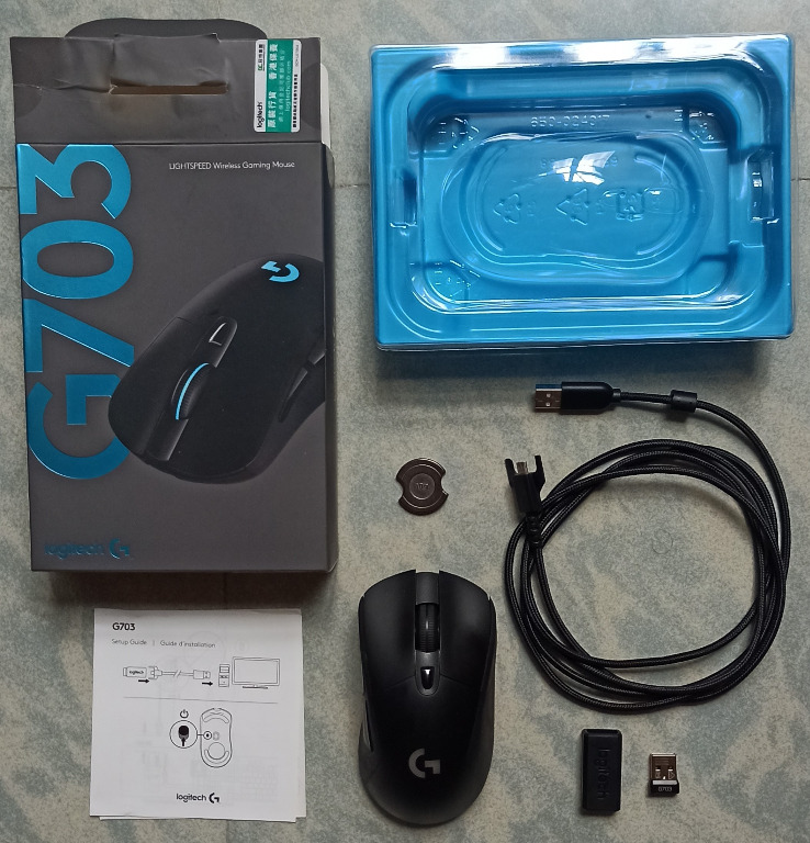Logitech G703 無線遊戲滑鼠 電腦 科技 電腦周邊及配件 電腦滑鼠及相關產品 Carousell