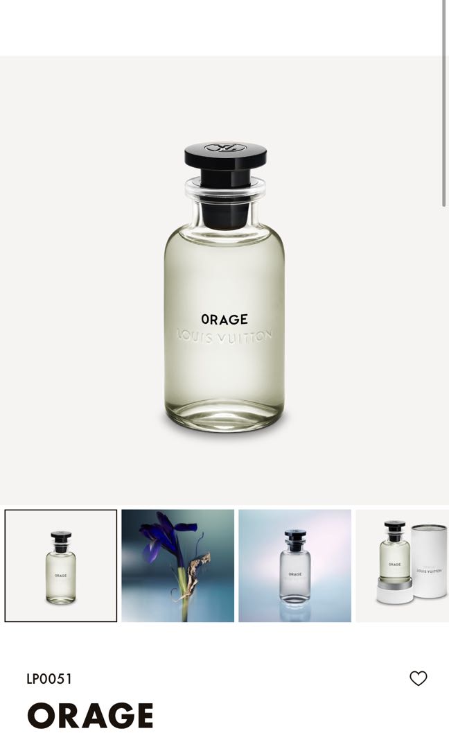 Louis Vuitton Orage 100ml, Beauty & Personal Care, Fragrance & Deodorants  on Carousell