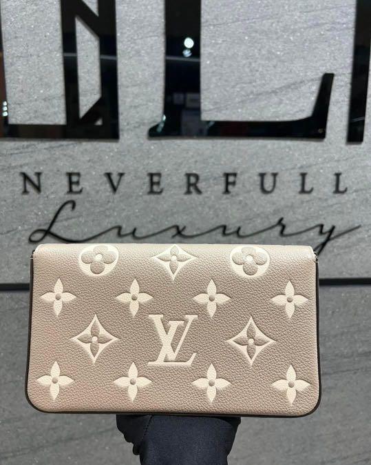 Louis Vuitton Empreinte Monogram Giant Felicie Pochette Tourterelle Creme