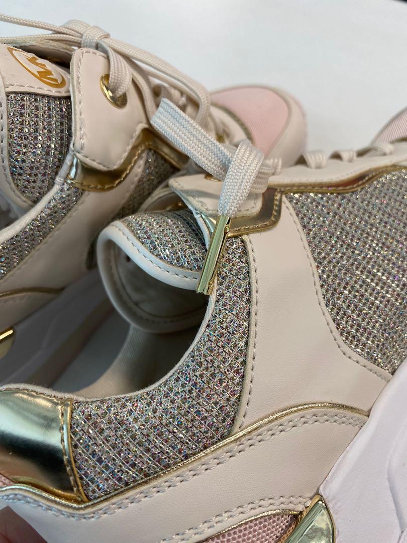 Michael Kors Glitter Sneakers (Woman), Women's Fashion, Footwear, Sneakers  on Carousell