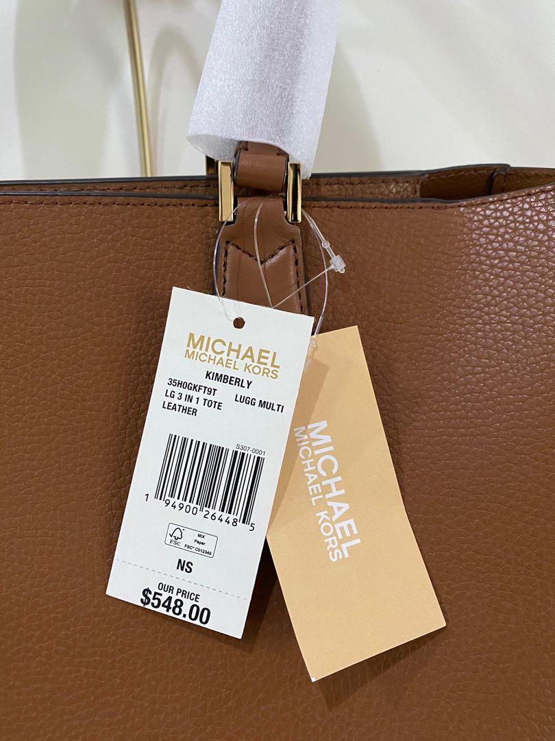 MIchael Kors Kimberly 3in1 Tote Bag in Luggage, Women's Fashion, Bags &  Wallets, Shoulder Bags on Carousell