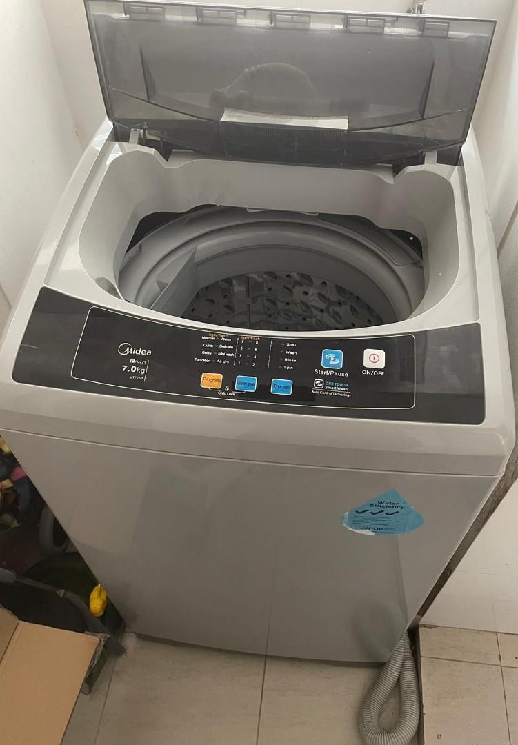 Midea 7kg Top Load Washing Machine, TV & Home Appliances, Washing