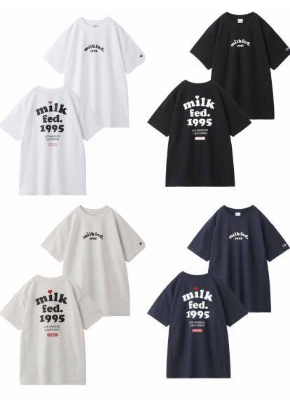 MILKFED x Champion Cooper Tee, 預購- Carousell