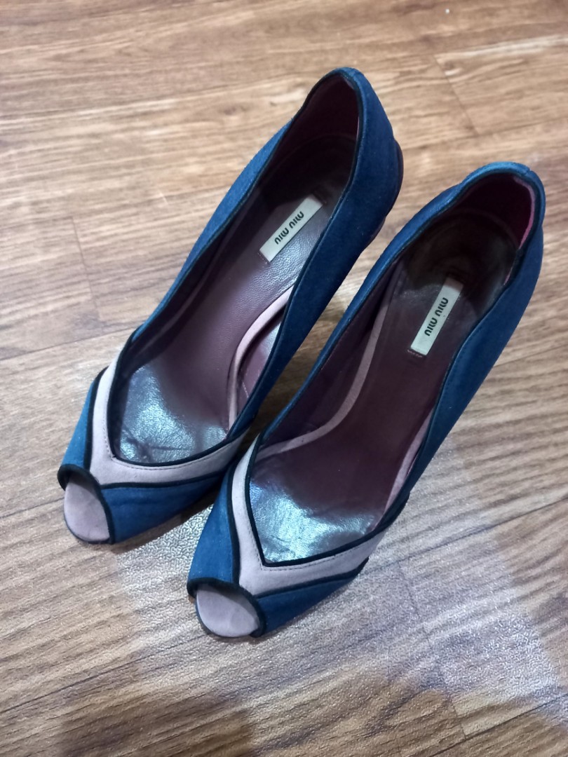 MIU MIU original heels, Fesyen Wanita 