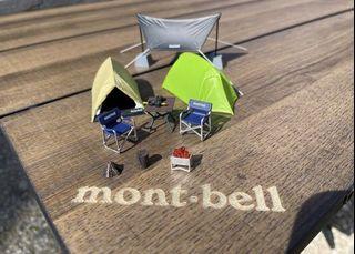 Mont-bell table camp 露營 盒蛋 扭蛋 模型