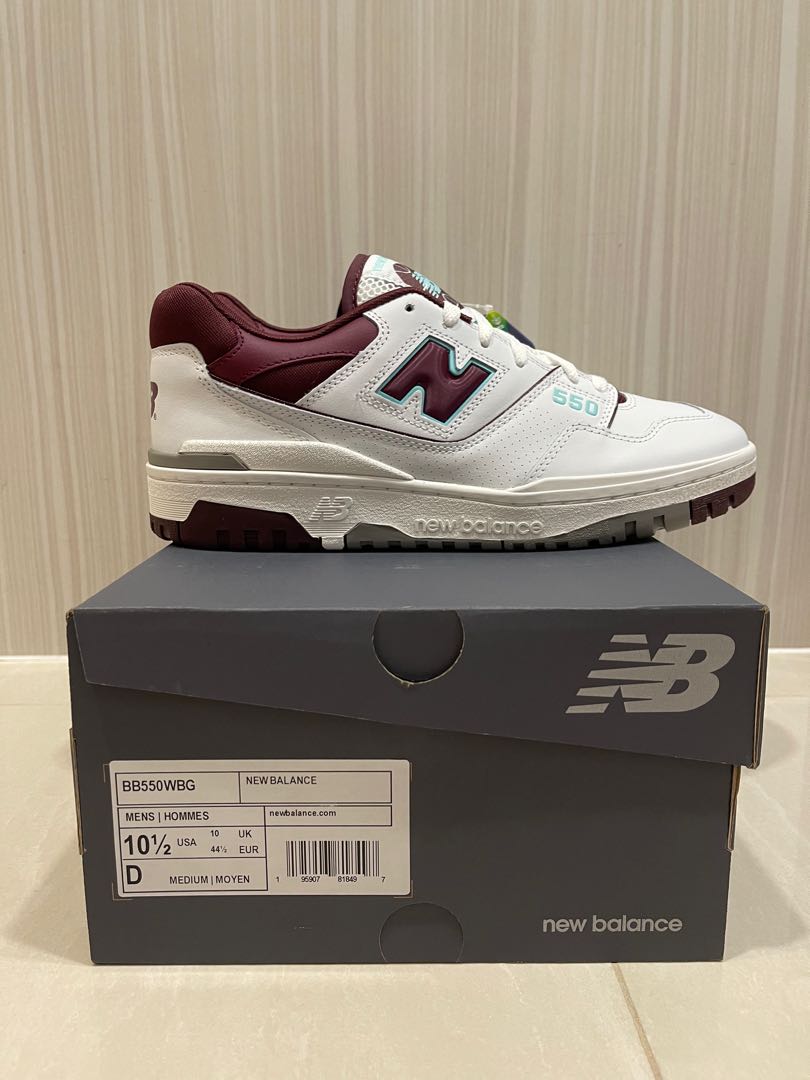 New Balance 550 Burgundy Cyan Sneaker Review and On-Foot Look