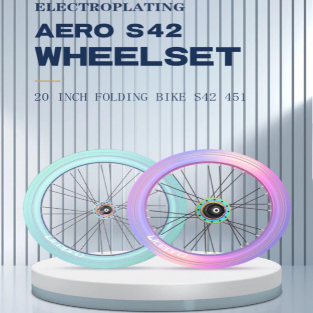 S42 Color New Litepro AERO S42 20 Inch 451 Disc Oul slick, Sports Equipment ...