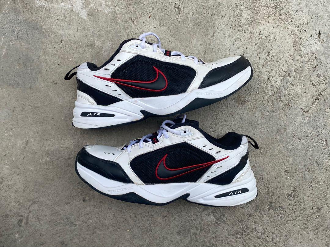 Nike Air Monarch White Black, Men's 