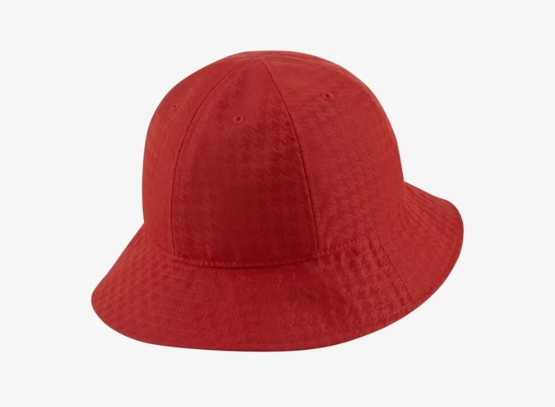 Nike women's icon clash bucket hat RED, Men's Fashion, Watches & Accessories, Caps & Hats on