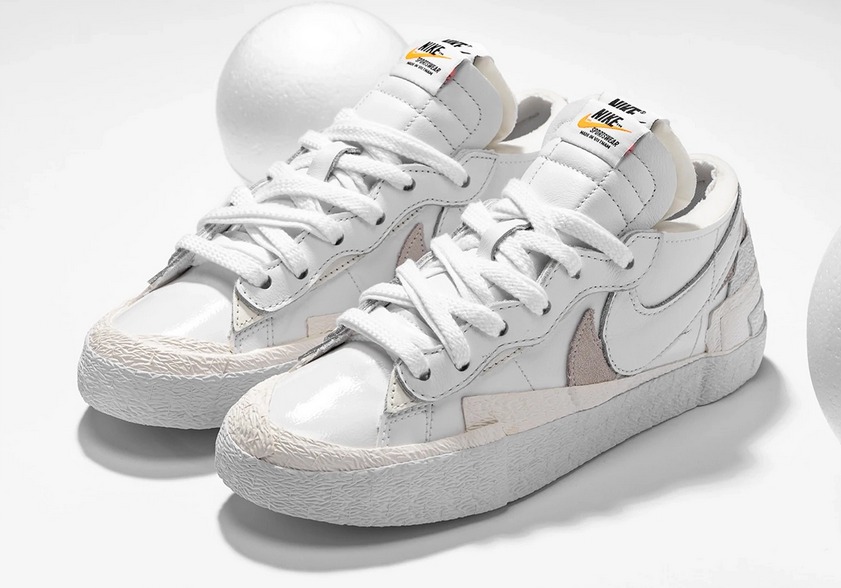 Nike x online sacai blazer white