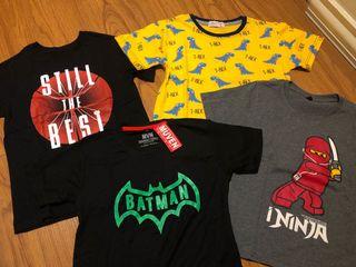 No brand kaos anak 5th (4pcs)