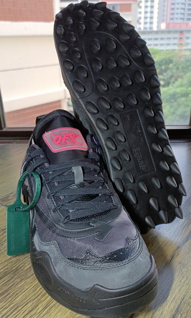 Off White Odsy 1000 Black Fuchsia Luxury Sneakers Footwear on