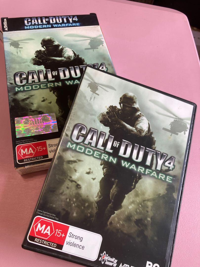 PC Game 電腦遊戲- Call of Duty4 (DVD), 電子遊戲, 電子遊戲, 其他