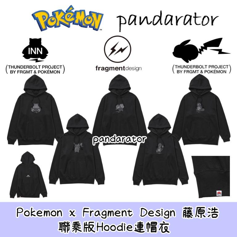 🇯🇵日本限定Pokemon x Fragment Design藤原浩聯乘版Hoodie連帽衣