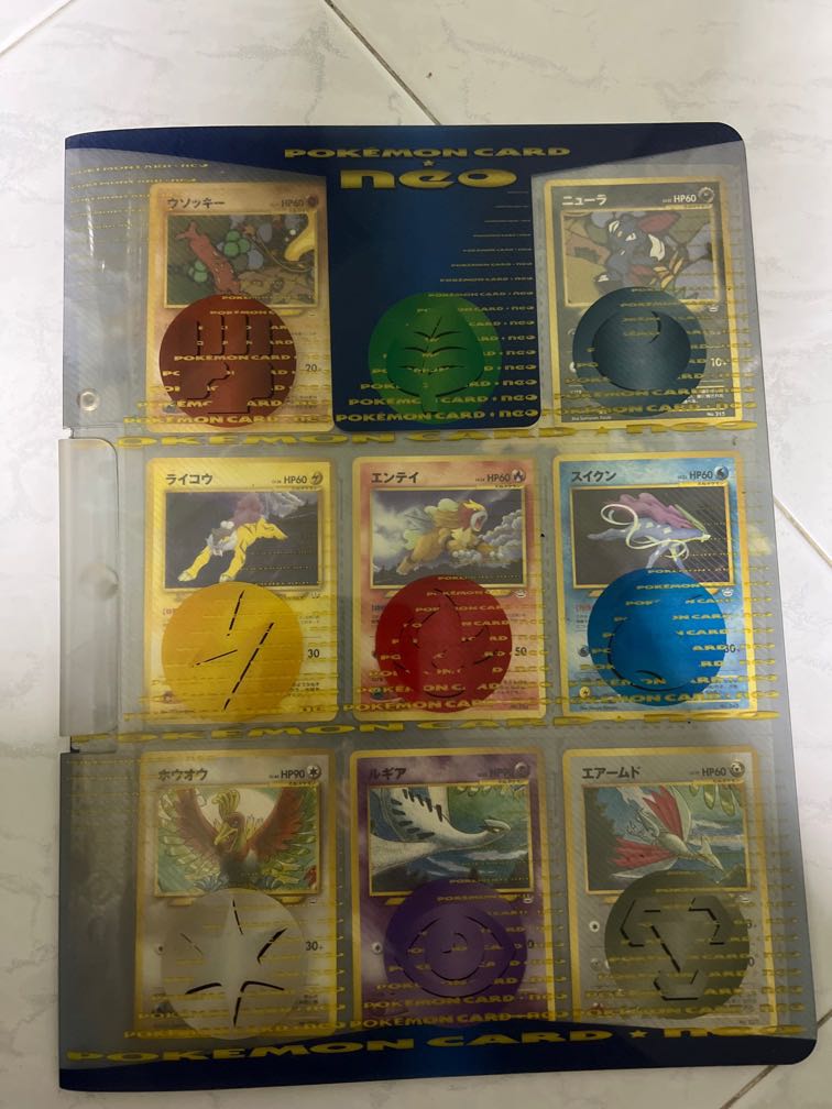 Pokémon Neo Binder 9 Cards Set, Hobbies & Toys, Toys & Games on Carousell