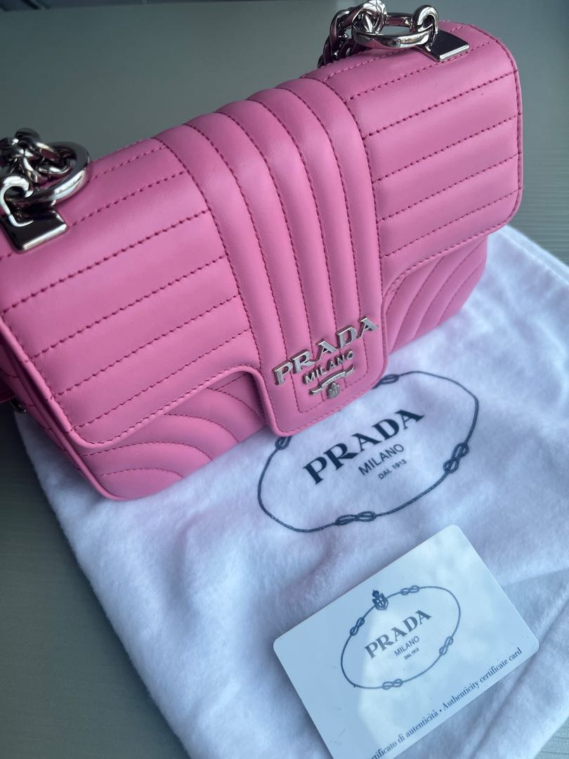 Prada diagramme on sale pink