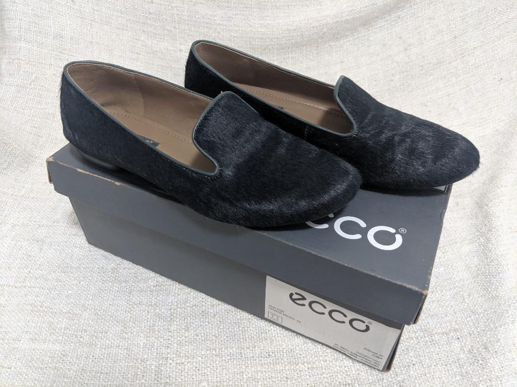 Pre Loved Ecco Perth Moccasin Fesyen Wanita Sepatu di Carousell