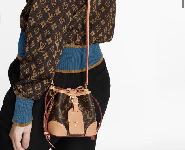 Louis Vuitton LV monogram m57099 noe purse bucket small bags strap shoulder  handbag brown