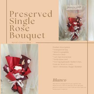 Preserved Single  Rose Bouquet