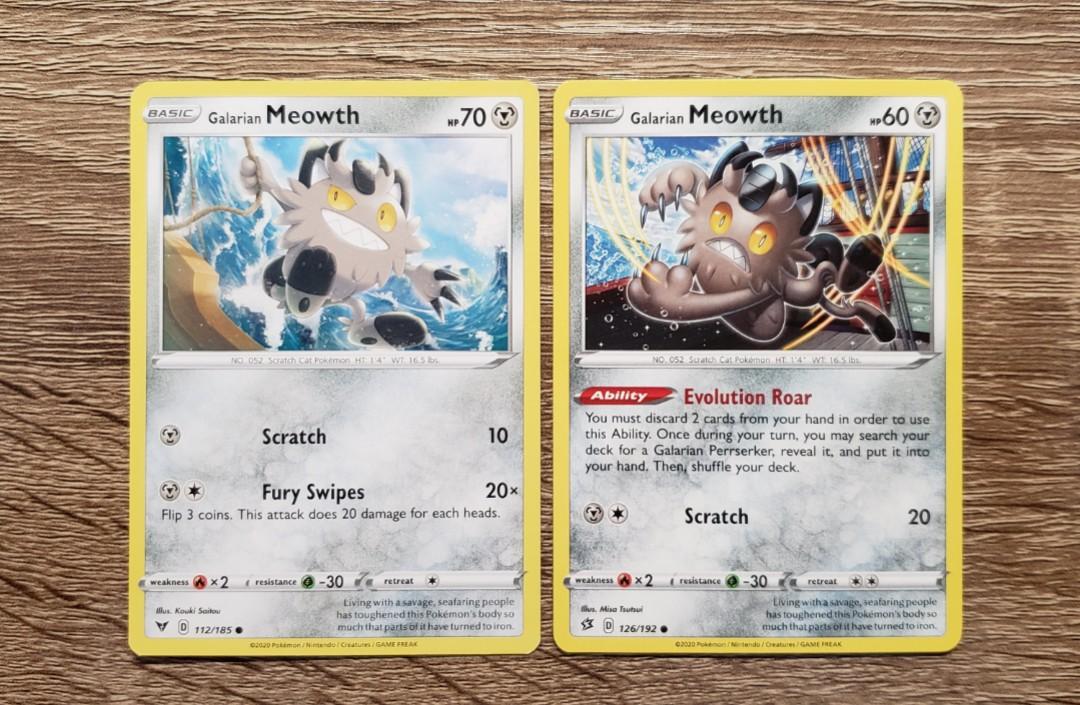 galarian meowth pokemon card value American Express