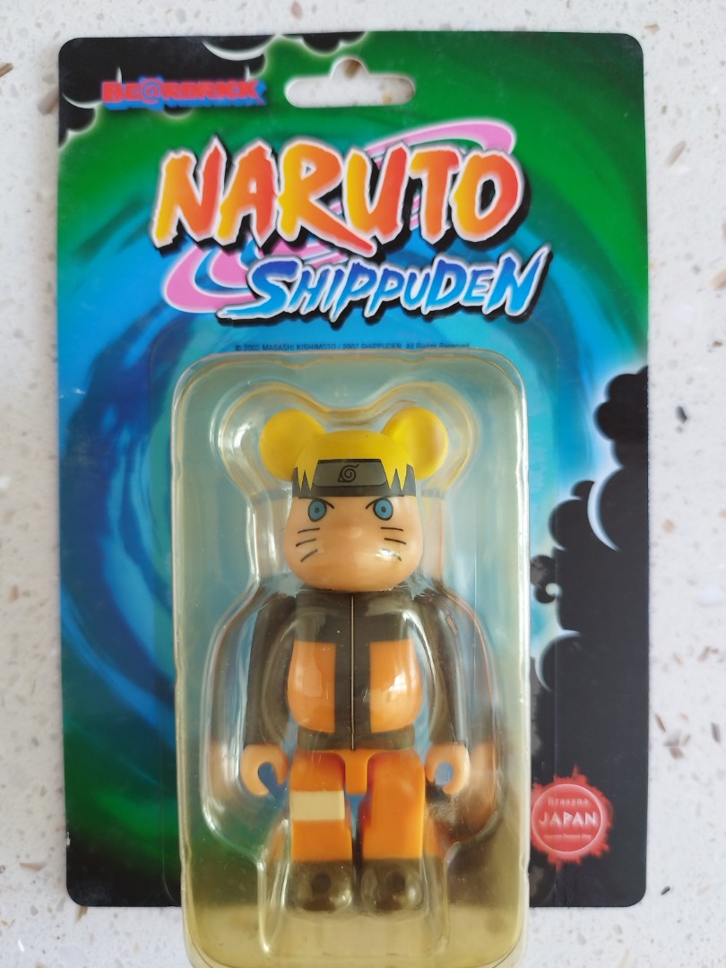 [RARE] BE@RBRICK. 100% BEARBRICK Naruto Shippuden 2011. Brasyna Japan  Exclusive