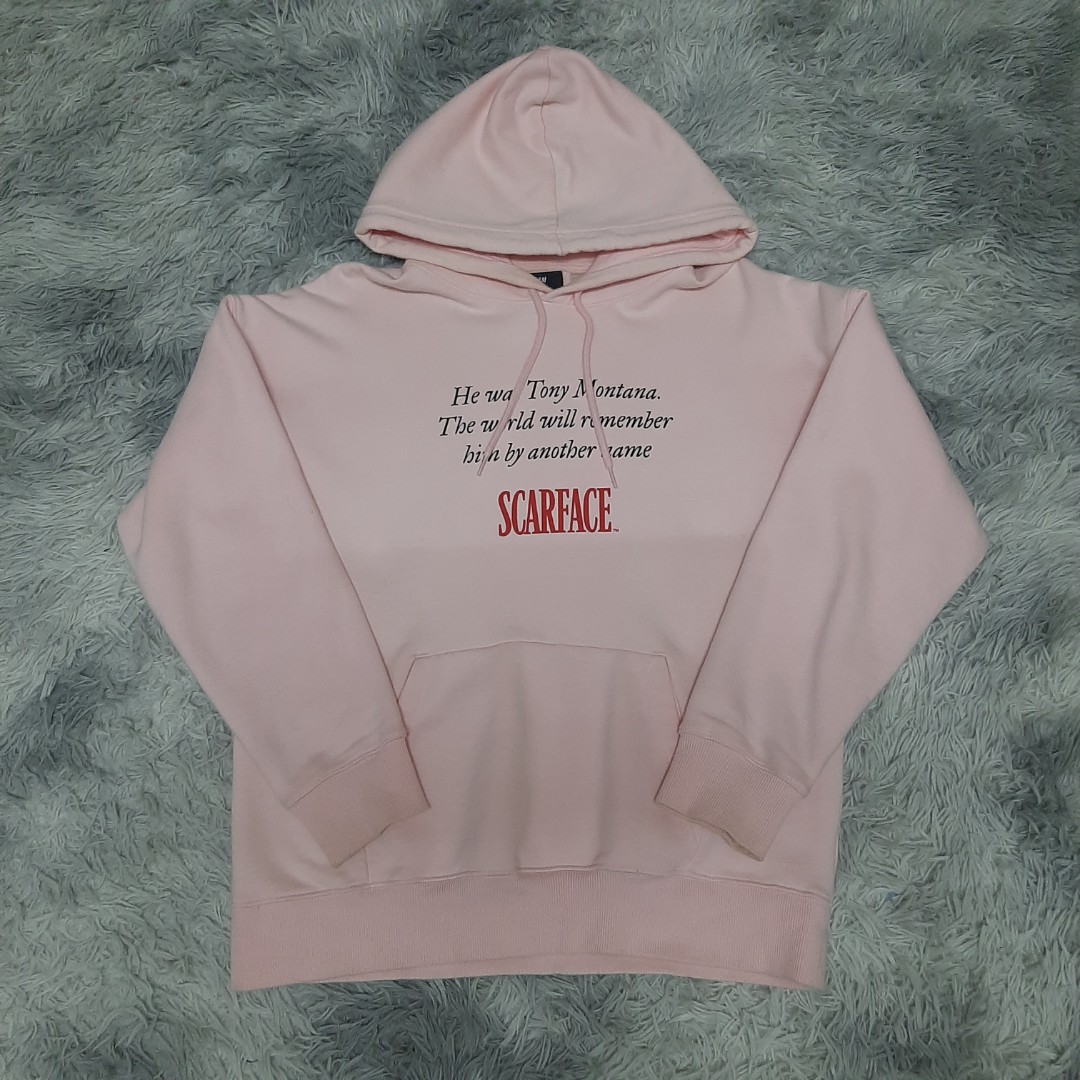 pink scarface hoodie