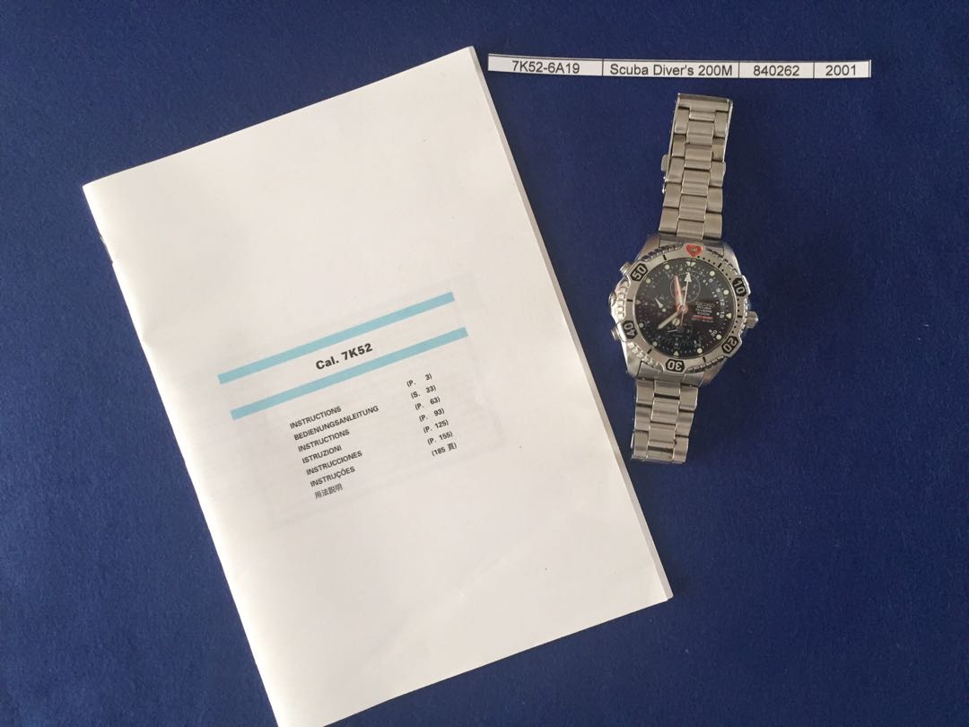 Seiko Diver's Watch Depth Sendor , Luxury, Watches on Carousell