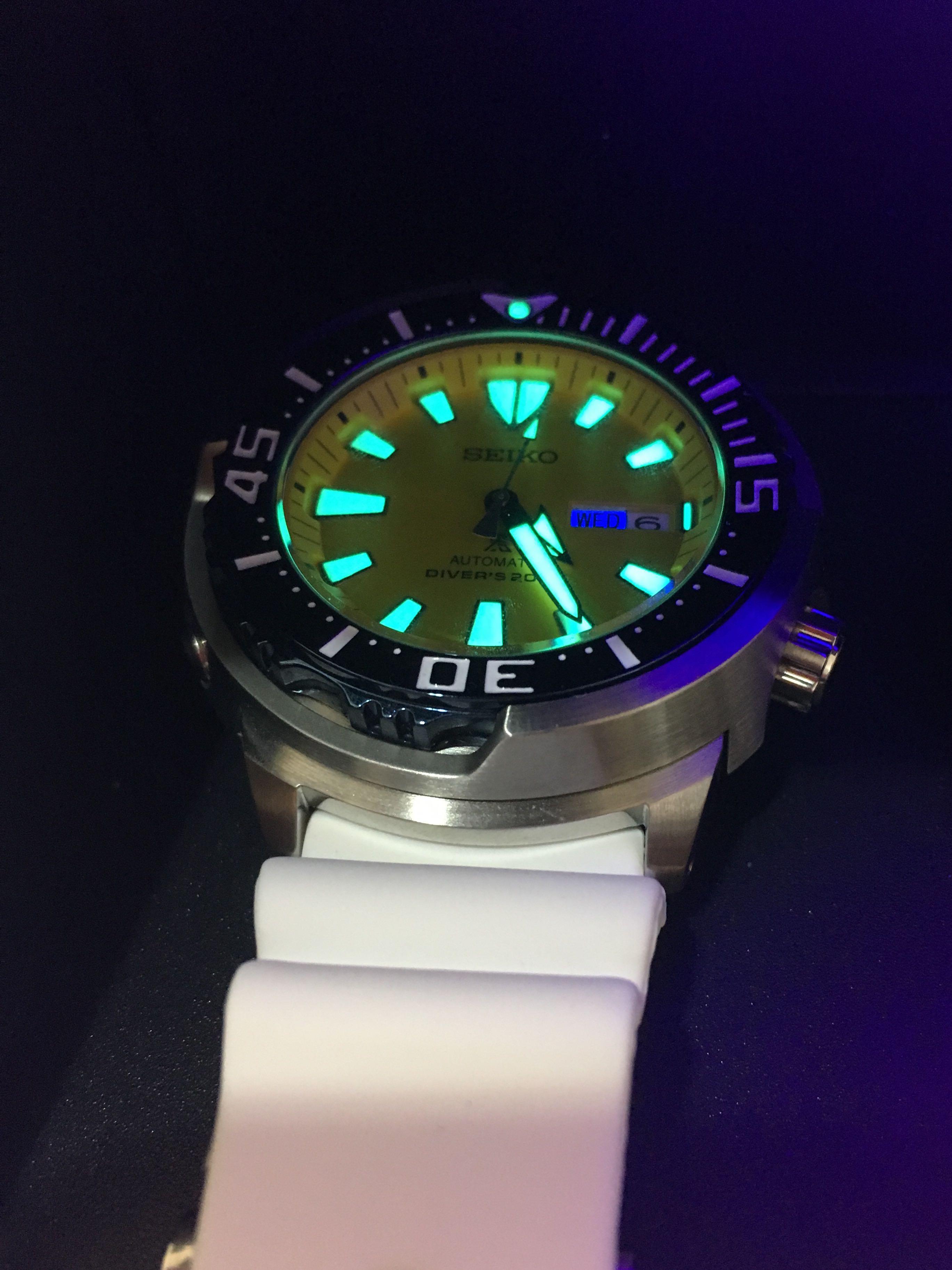Seiko blue butterfly fish cheap