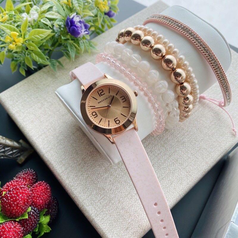 Skechers watch hot sale rose gold