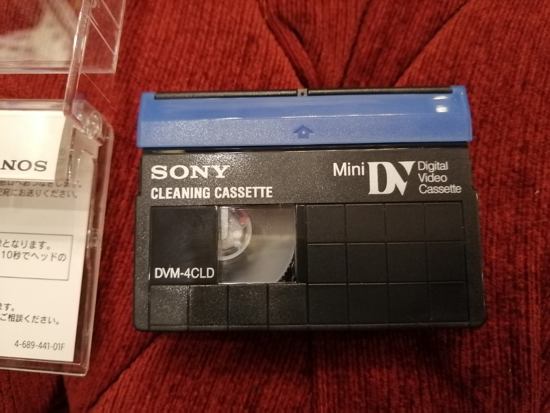 Sony DV cleaning tape, 攝影器材, 攝錄機 Carousell