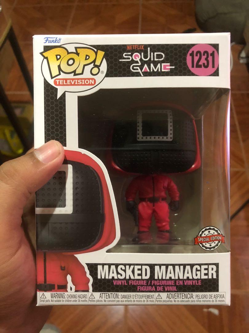 Squid Game Square Masked Manager Funko Pop Hobbies Toys Toys