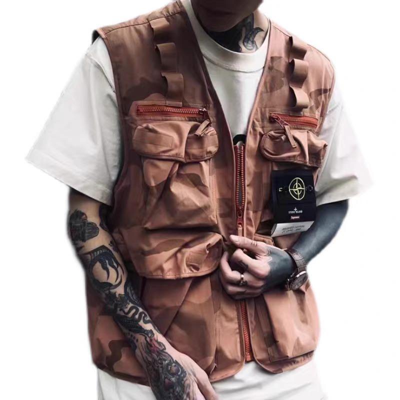Stone island vest jacket Men s Fashion Coats Jackets and