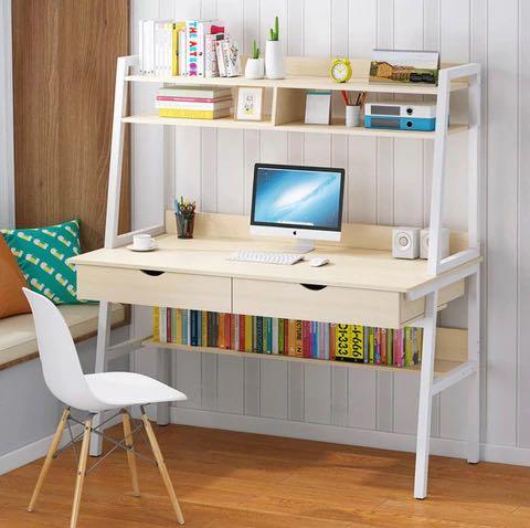 Study Desk Table with drawer and shelf 