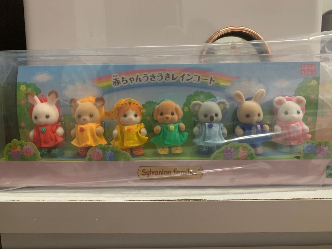 Sylvanian Families Rain Coat Babies, Hobbies & Toys, Toys ...