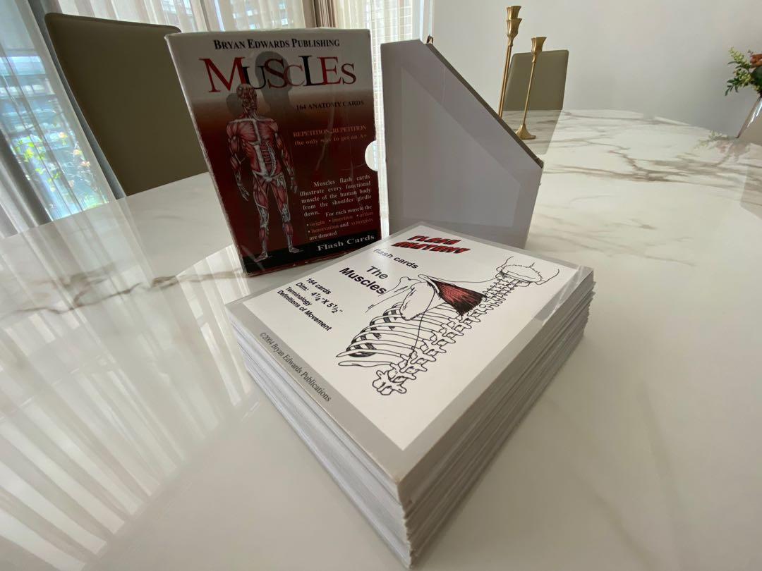 The Muscles (Flash Cards) Stott Pilates exam, Hobbies & Toys, Books