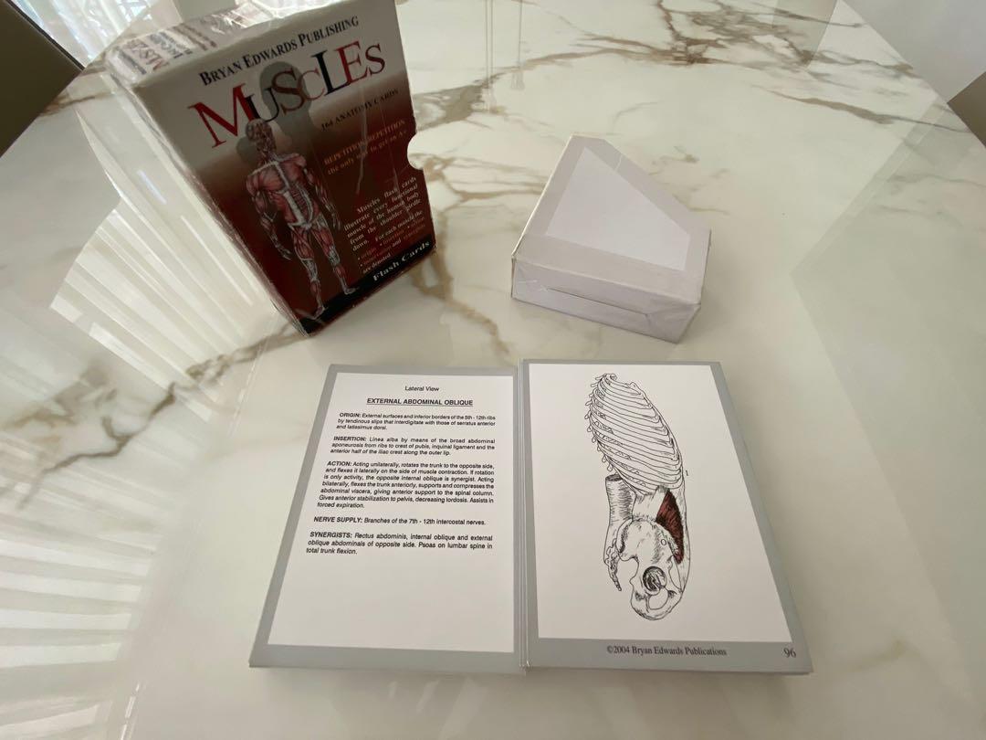 The Muscles (Flash Cards) Stott Pilates exam, Hobbies & Toys, Books