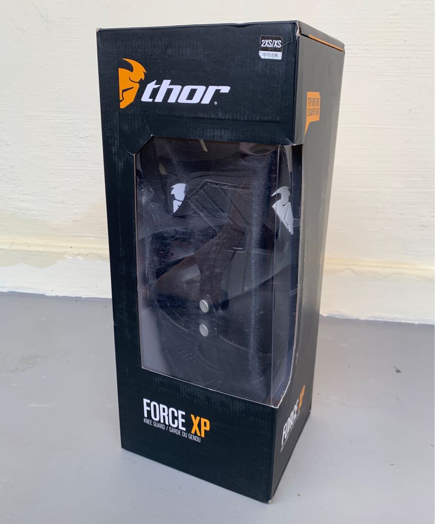 THOR FORCE XP KNEE GUARDS, Motorcycles, Motorcycle Apparel on Carousell